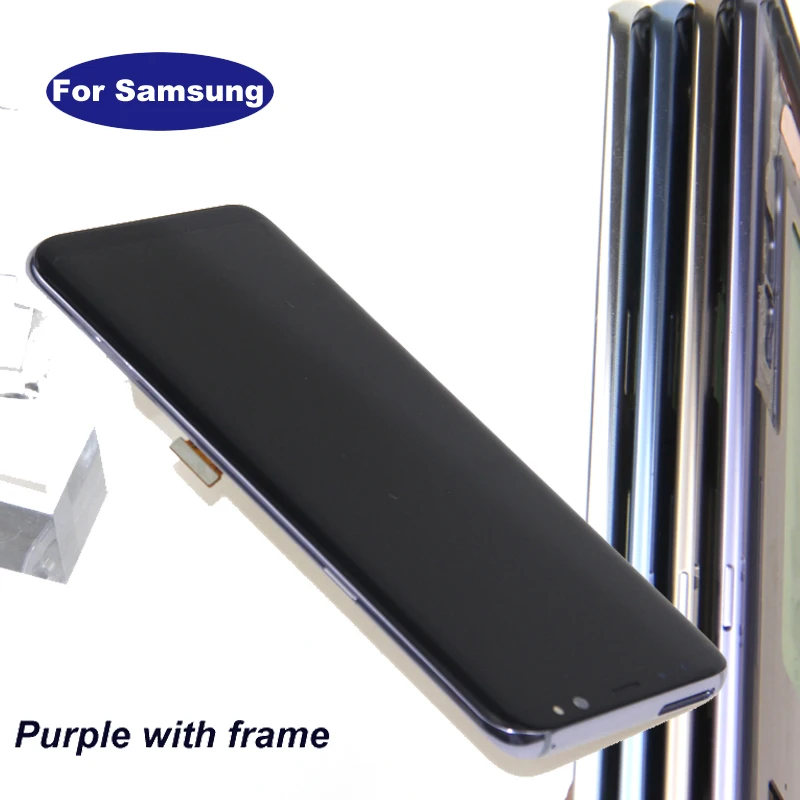 ЖК-дисплей Amoled для Samsung Galaxy S8 Plus G950 G950F G955fd G955F G955 с сенсорным экраном и