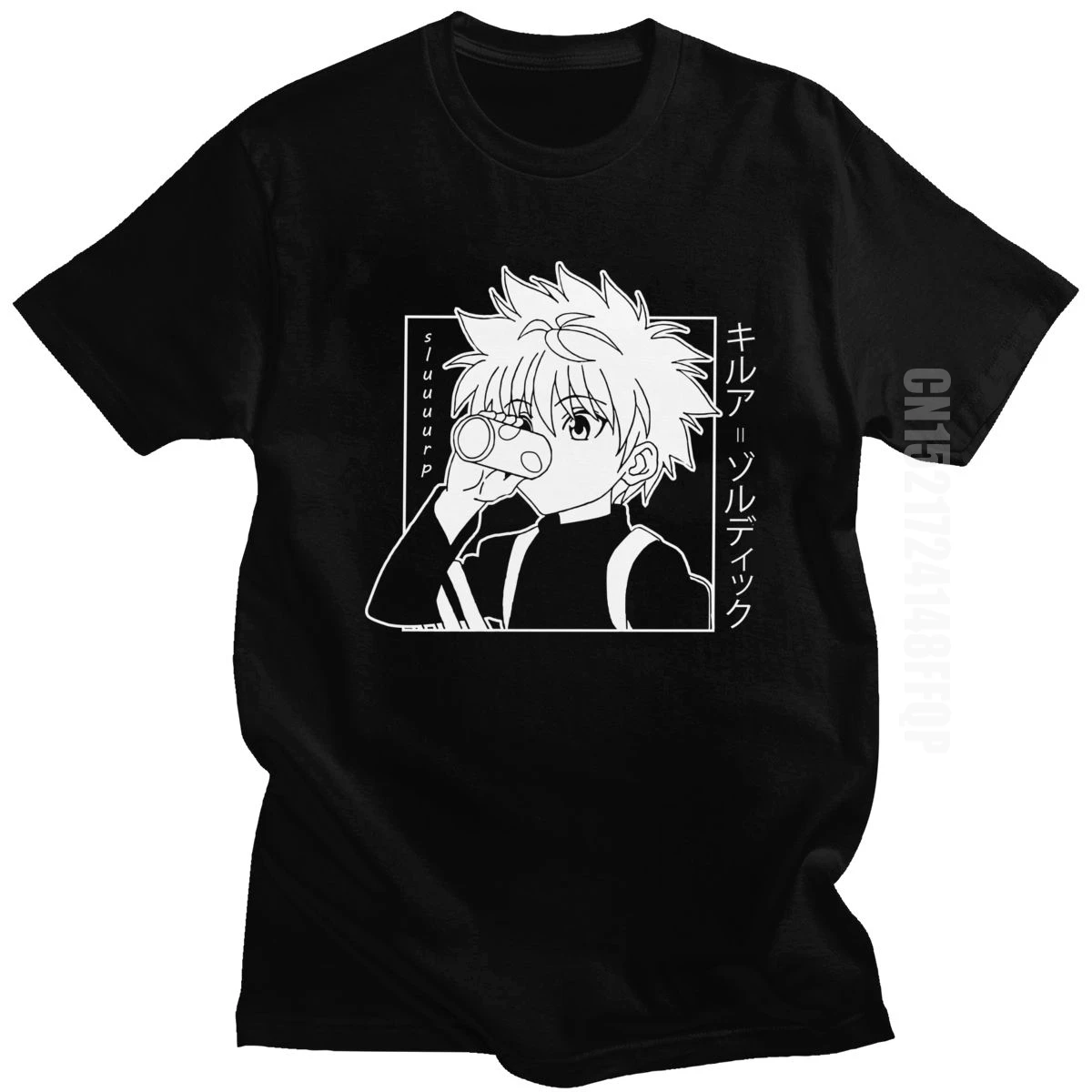 

Kawaii Hunter X футболка с изображением охотника Мужская футболка Killua Zoldyck топ с графическим принтом с круглым вырезом из мягкого хлопка Аниме Манга футболки одежда