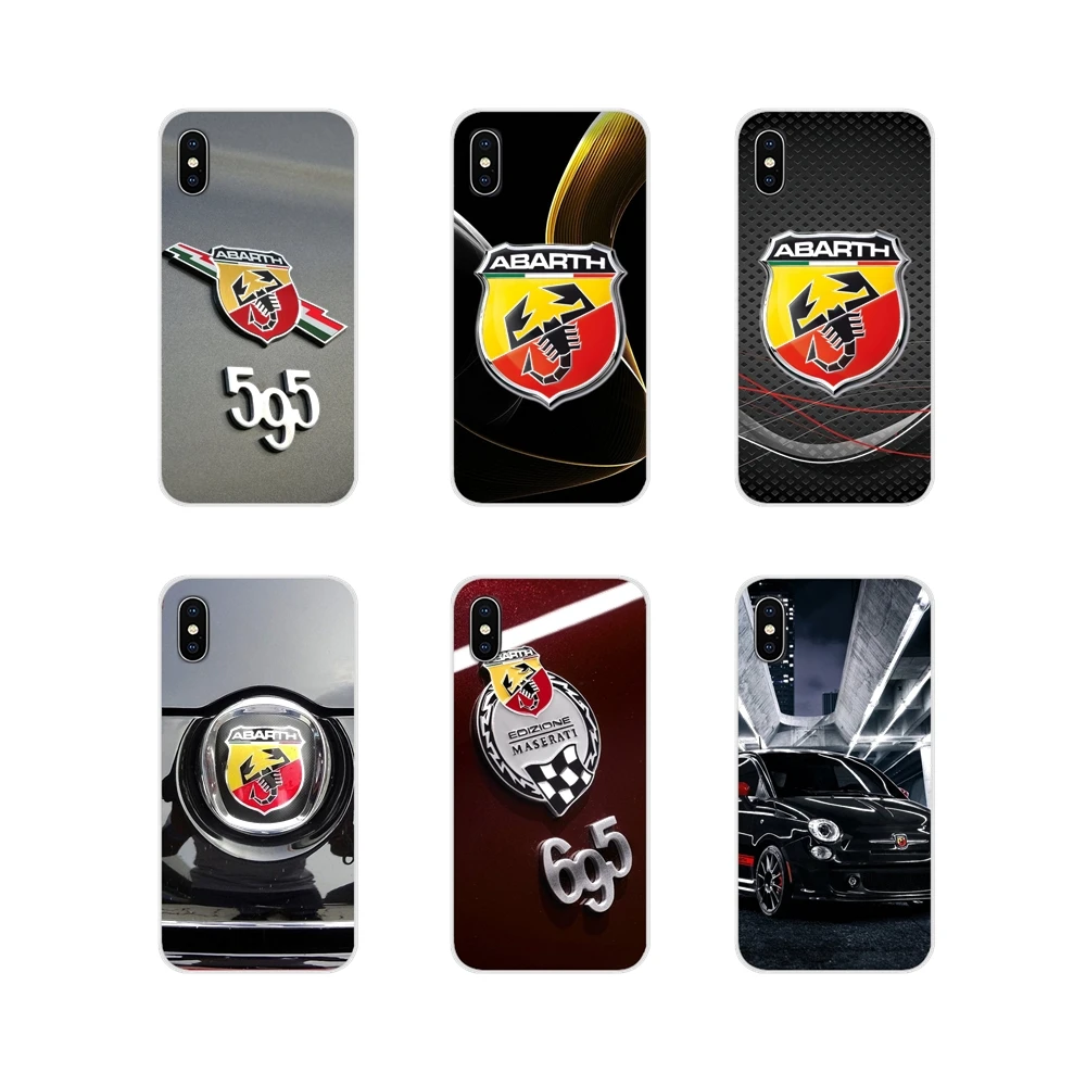 Аксессуары чехлы для телефонов Fiat Abarth логотип Samsung Galaxy S2 S3 S4 S5 Mini S6 S7 Edge S8 S9 S10E Lite Plus