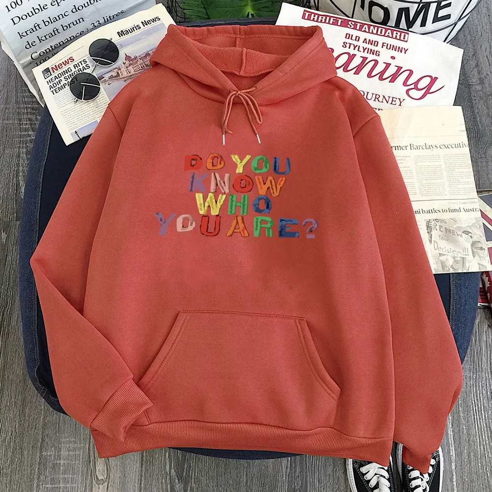 

Do You Know Who You Are Sweatshirt Aesthetic Fall 2020 Women Vintages Sweatshirts Casual Pink Tops Long Sleeve Hoodies