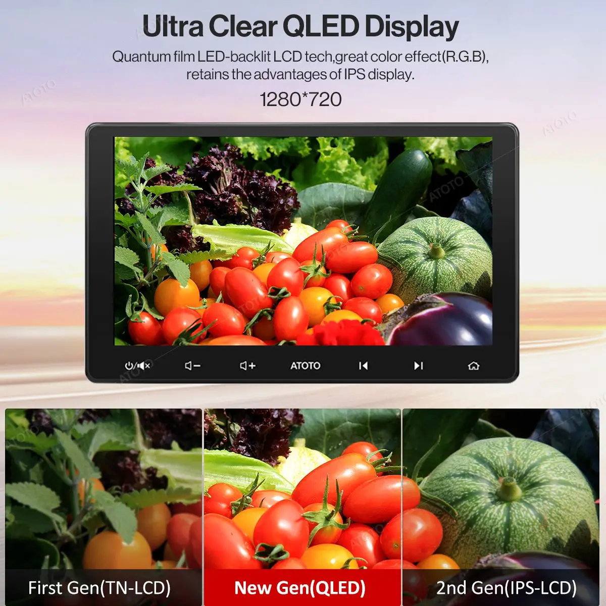 저렴한 ATOTO 한국어 버전 S8 10.1 인치 더블 딘 자동차 멀티미디어 비디오 플레이어 안드로이드 10.0 자동차 스테레오 라디오 GPS 네비게이션 및 무선 CarPlay，내장형 소음 제거 기술 및 듀얼 블루투스 칩