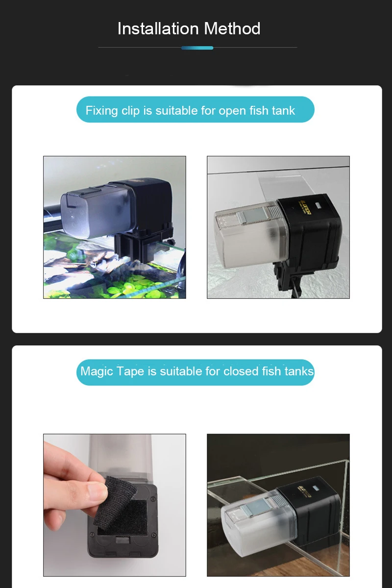 

Intelligent Wifi APP Fish Feeder Auto Smart Control Fish Tank Automatic Feeding Device Timing Feed Aquarium Accessories