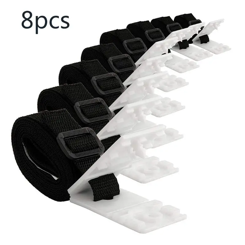 

8 Pcs Universal Swimming Pool Cover Roller Attachment Straps Kit Outdoor Gear Belt for for Stationary Resistance Train