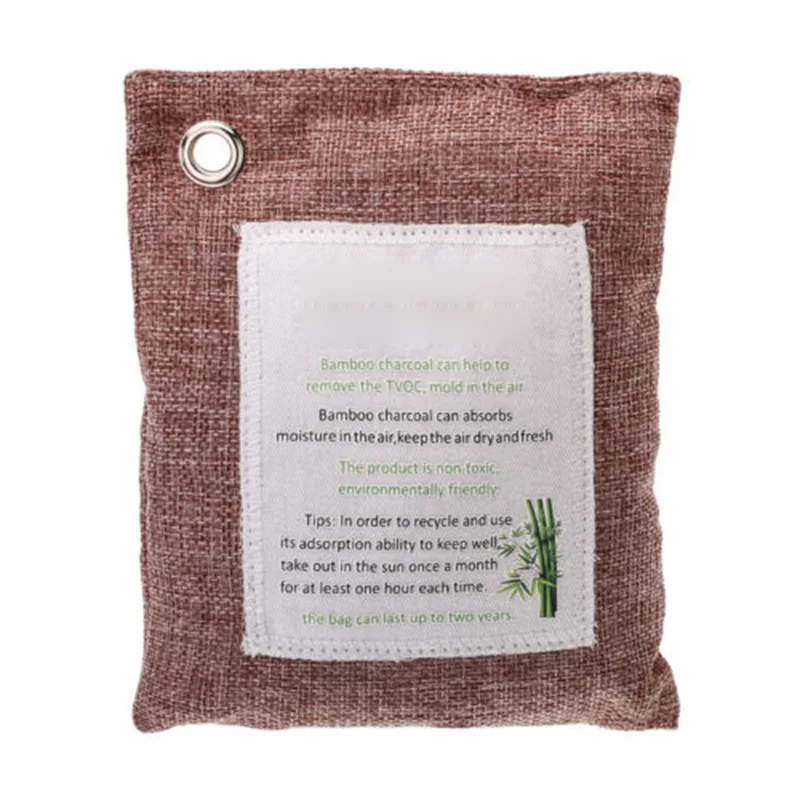 

Air Purifying Bags 5Pack Nature Fresh Style Charcoal Bamboo Purifier Mold Odor