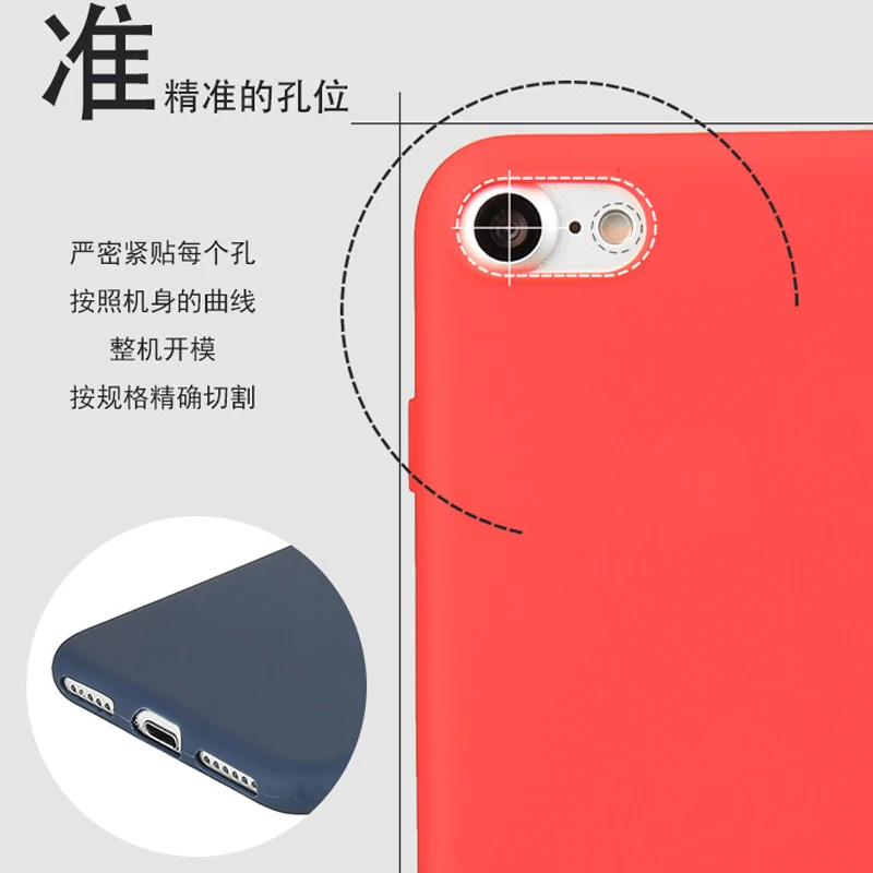 KaiNuEn роскошный ударопрочный Красный Мягкий ТПУ чехол для телефона etui, coque, чехол, чехол для apple iphone 6 6s plus s 6plus силиконовые аксессуары