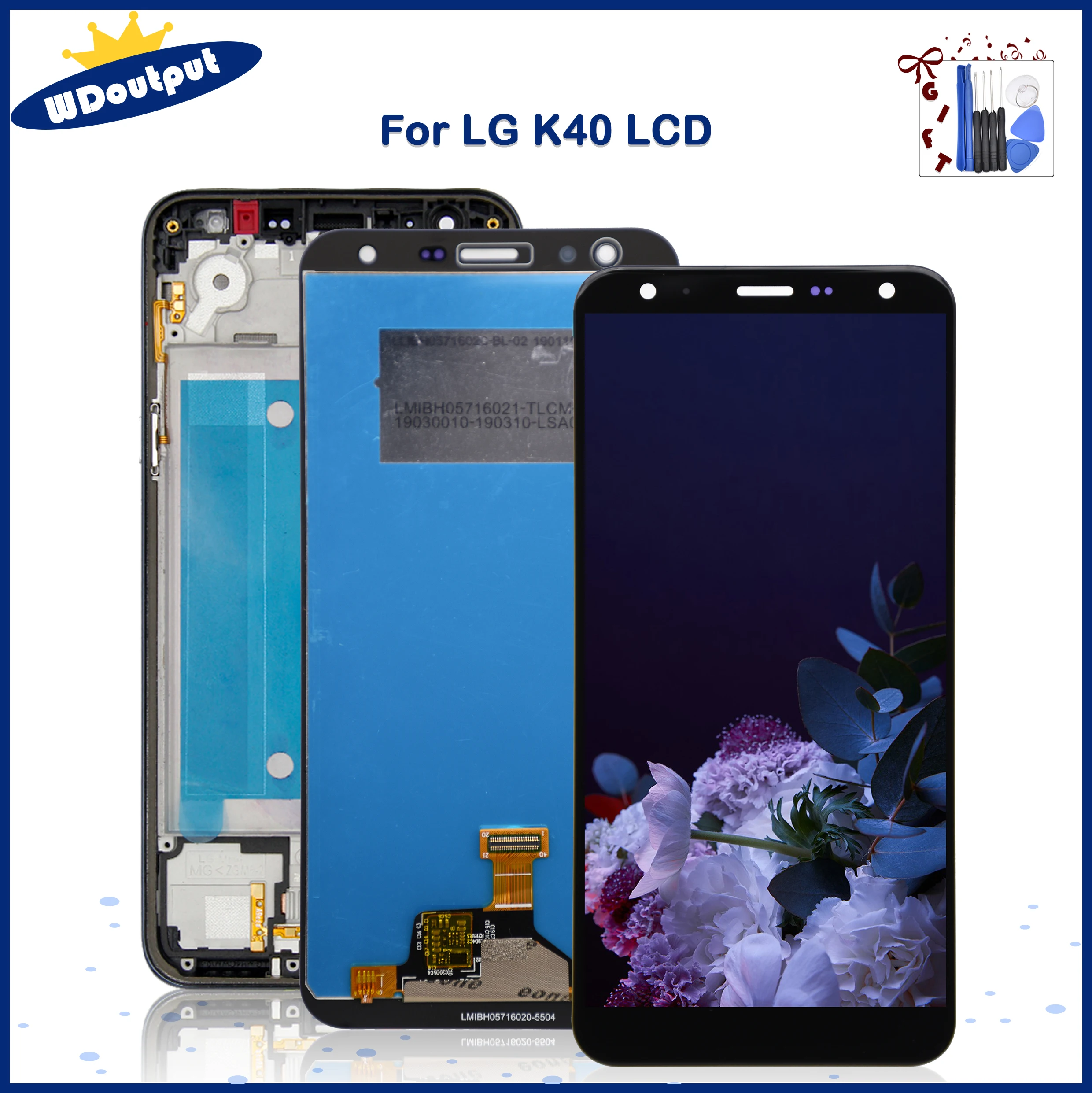 5 7 &quotоригинальный для LG K40/K12 + ЖК-дисплей кодирующий преобразователь сенсорного