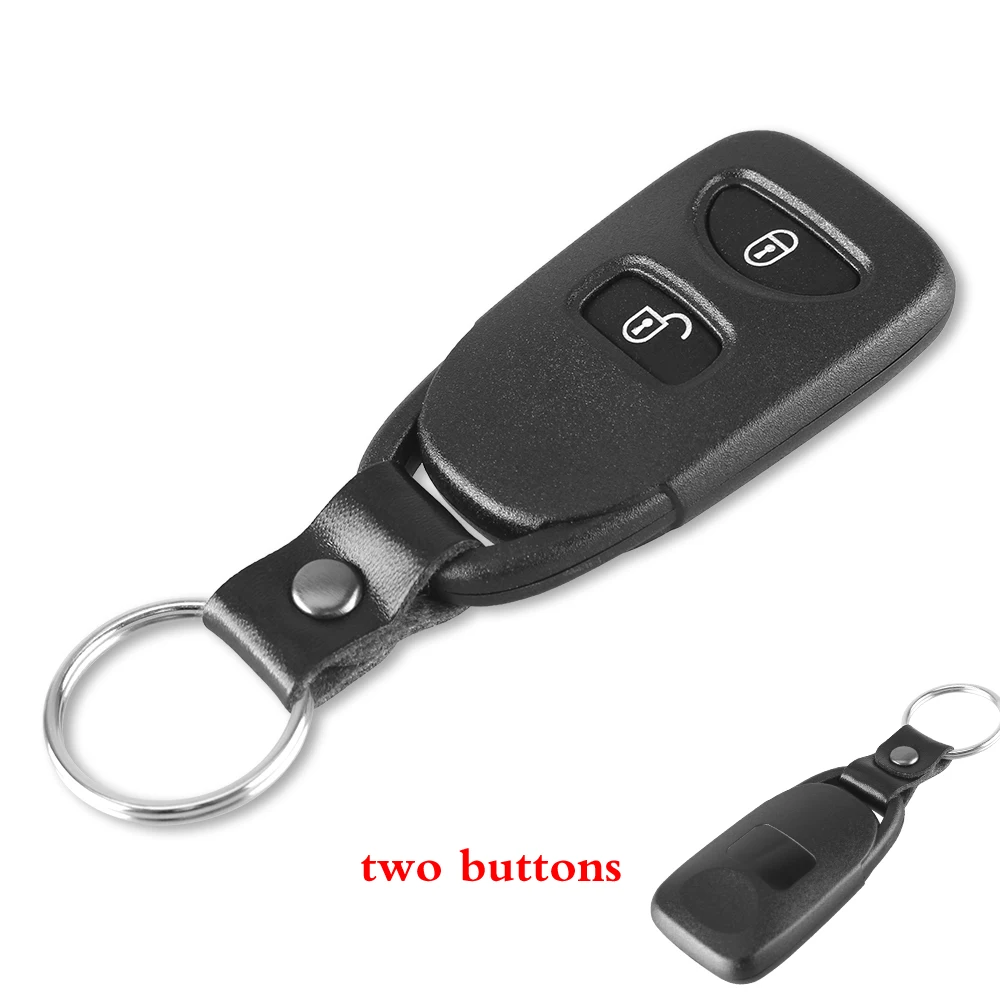 2 buttons Dandkey 3+ 1 Panic Пуговицы замена Автозапуск дистанционного брелок 4 кнопки для Hyundai для KIA Carens - Количество кнопок: 2 buttons