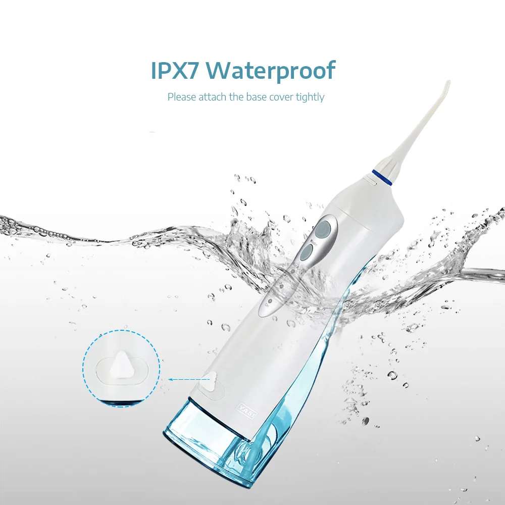 YASI FL - V8plus портативный ирригатор полости рта 300 мл бак для воды USB Перезаряжаемый