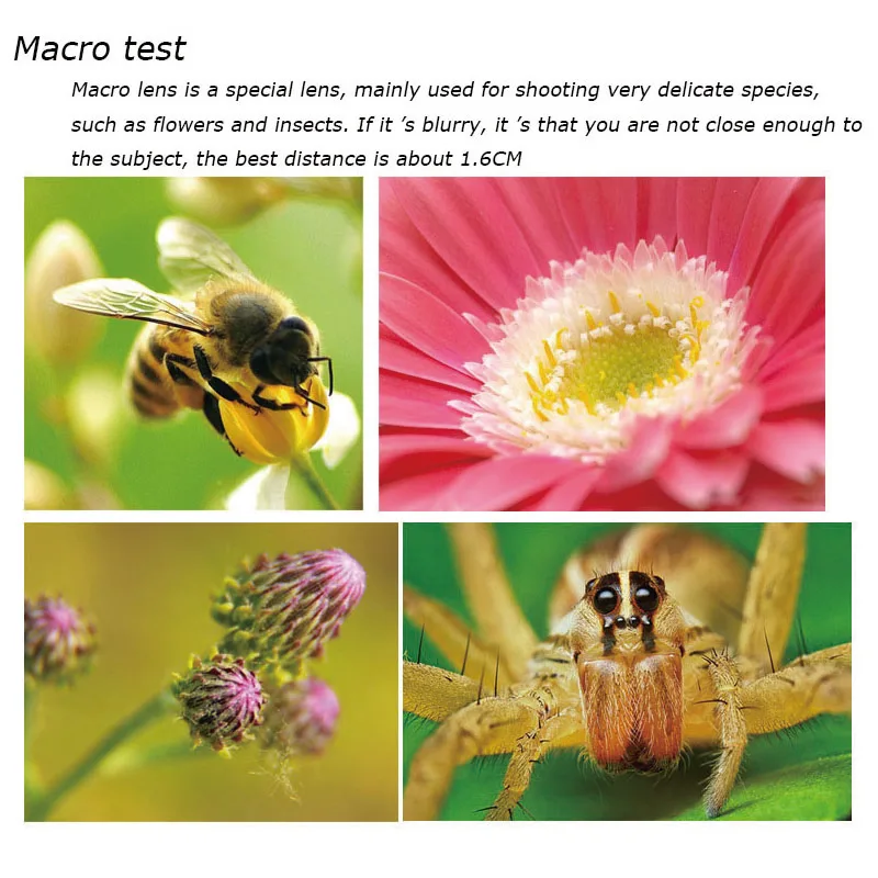 Набор 3 в 1 фотоаппарат широкоугольный зум-объектив макрообъектив селфи