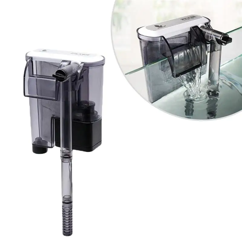 Аквариумный фильтр мощный водопад подвеска кислородный насос погружной