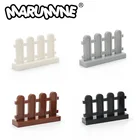 MARUMINE 1x4x2 забор Arden 33303 City MOC детали 30 шт. классические Строительные кирпичи массовые аксессуары детские строительные игрушки