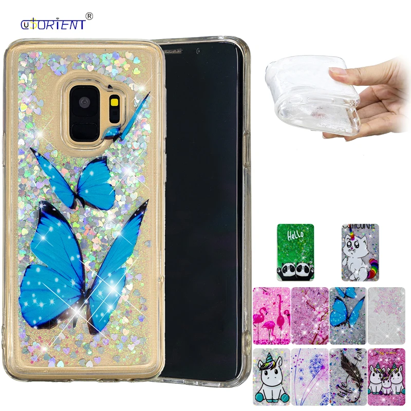Чехол для телефона Samsung Galaxy S9 9S G960 с динамическим жидким зыбучим песком SM G960F G960N
