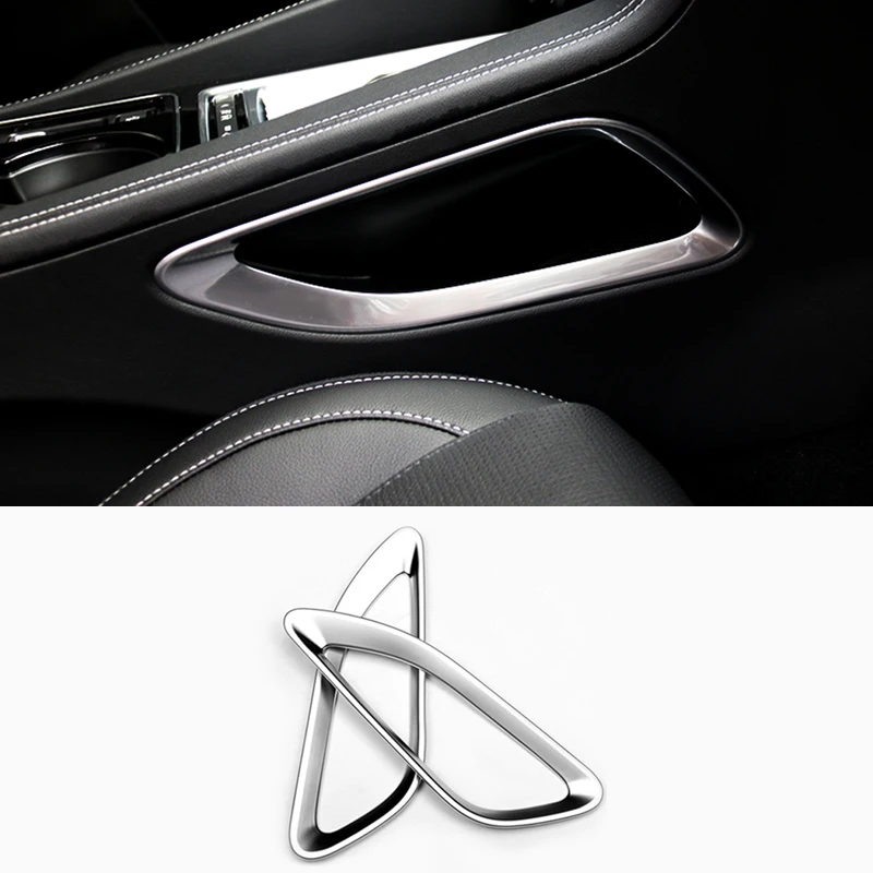 

For Jaguar F-Pace F pace 2016 2017 2018 ABS Plastic Car Interior Shift Box Side Cover Frame Trim Accessories Styling 2 PCS