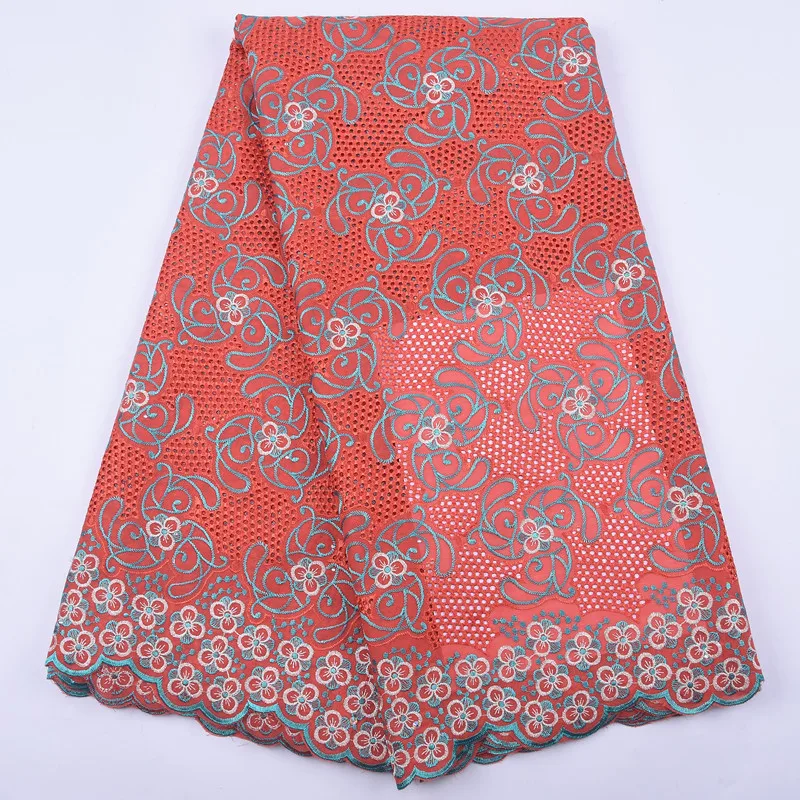 

Zhenguiru Новое поступление 100% хлопок швейцарская ткань вышивка африканская ткань яркий бисер нигерийская ткань для женского вечернего платья ...