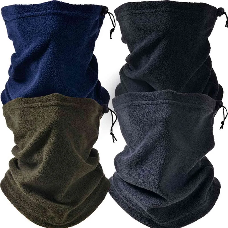 

Warmer Scarf Wrap Face Mask Fleece Shield Winter Pipe Neck Gaiter Snood Headband Cover Soft Windproof Ski Snowboard Men Women