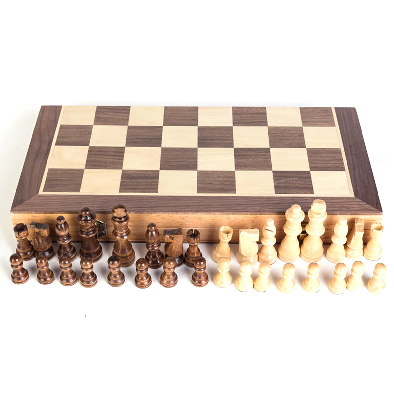 

Mini International Chess Folding Magnetic Plastic Chessboard Board Game Portable Kid Toy Portable dependable
