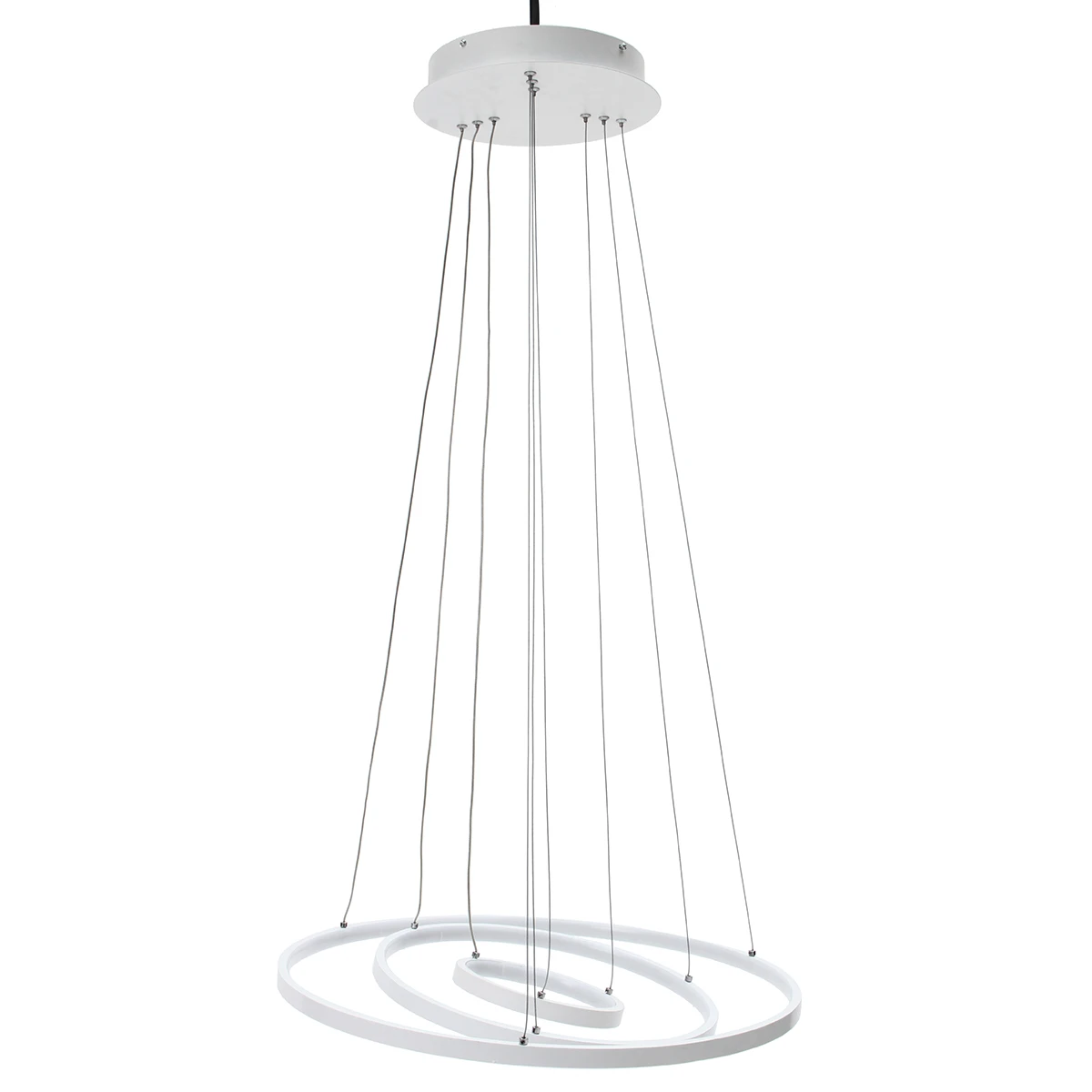 

3 Circular Ring Pendant Lights Acrylic Aluminum LED For Living Room Dining Room Ceiling Modern Pendant Lights remote control