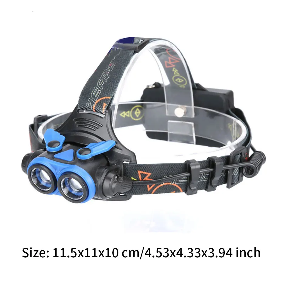 

Drop Shipping Rechargeable Zoom Led Headlamp Fishing Headlight Torch Hunting Head Lamp Camping Headlamp Flashlight Head Light