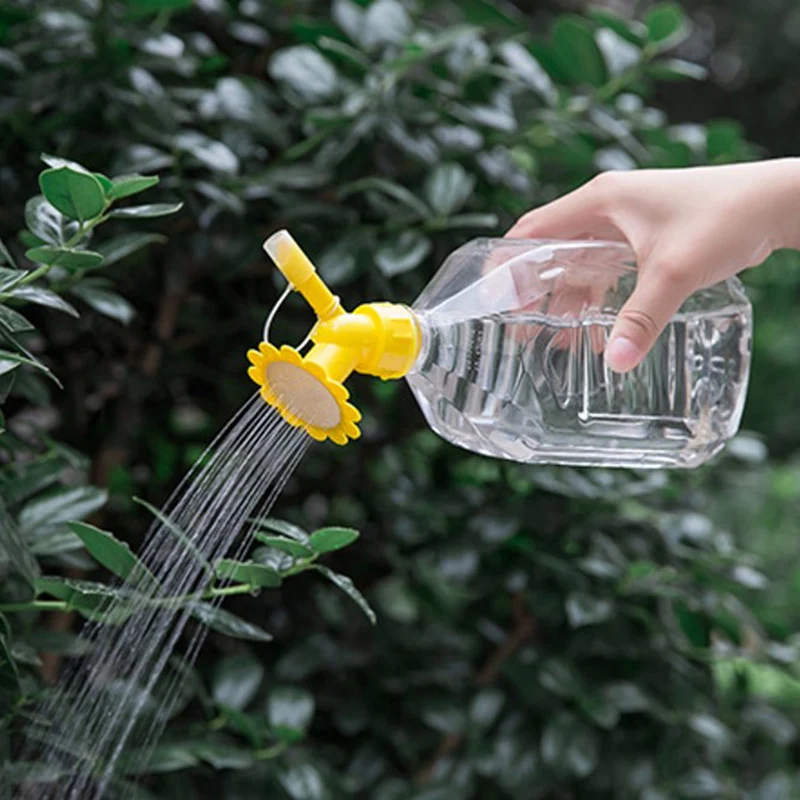 

Cute Garden Sprinklers Double Head Watering Shower Long Sprinkler Bottle Tools