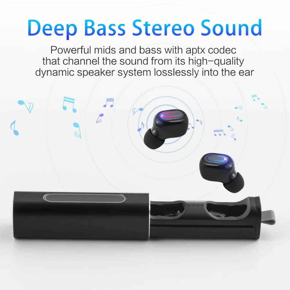 X19S TWS беспроводные наушники 5,0 Bluetooth наушники модель спорт IPX7 водонепроницаемый действительно беспроводной завод интеллектуальный сенсорный
