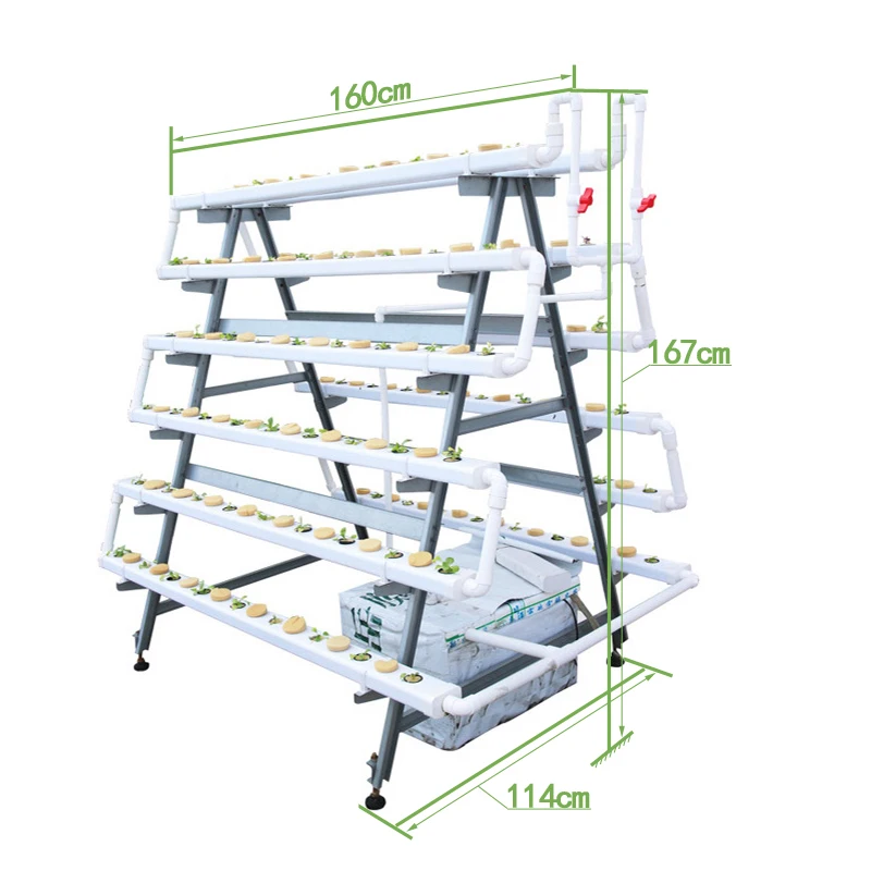 

Металлическая домашняя гидропонная система для посадки овощей с 168 отверстиями, садовая система для посадки цветов, горшок для выращивания ...