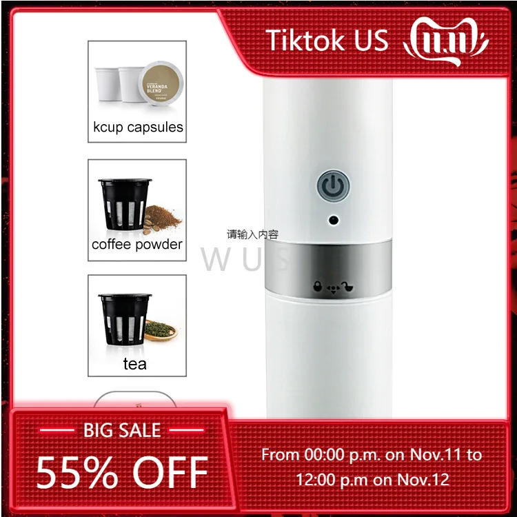 

Espresso Coffee Machine Makers Italian Portable Coffee Filter Hand Pressure With Cups Travel Gadgets Camping Outdoor Coffeeware