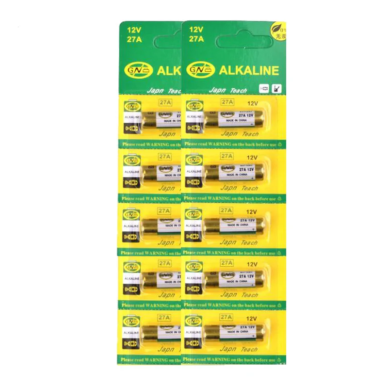 2 шт. 12V 27A Alkaine аккумуляторы G27A MN27 MS27 GP27A A27 L828 V27GA ALK27A A27BP K27A VR27 R27A для дверной звонок сигнализация Пульт дистанционного управления