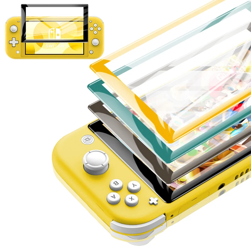 

Tempered Glass Protective Film Cover Guard for Nintendo Switch Lite Nintend NS Mini Full Touch Screen Protector Case Accessories
