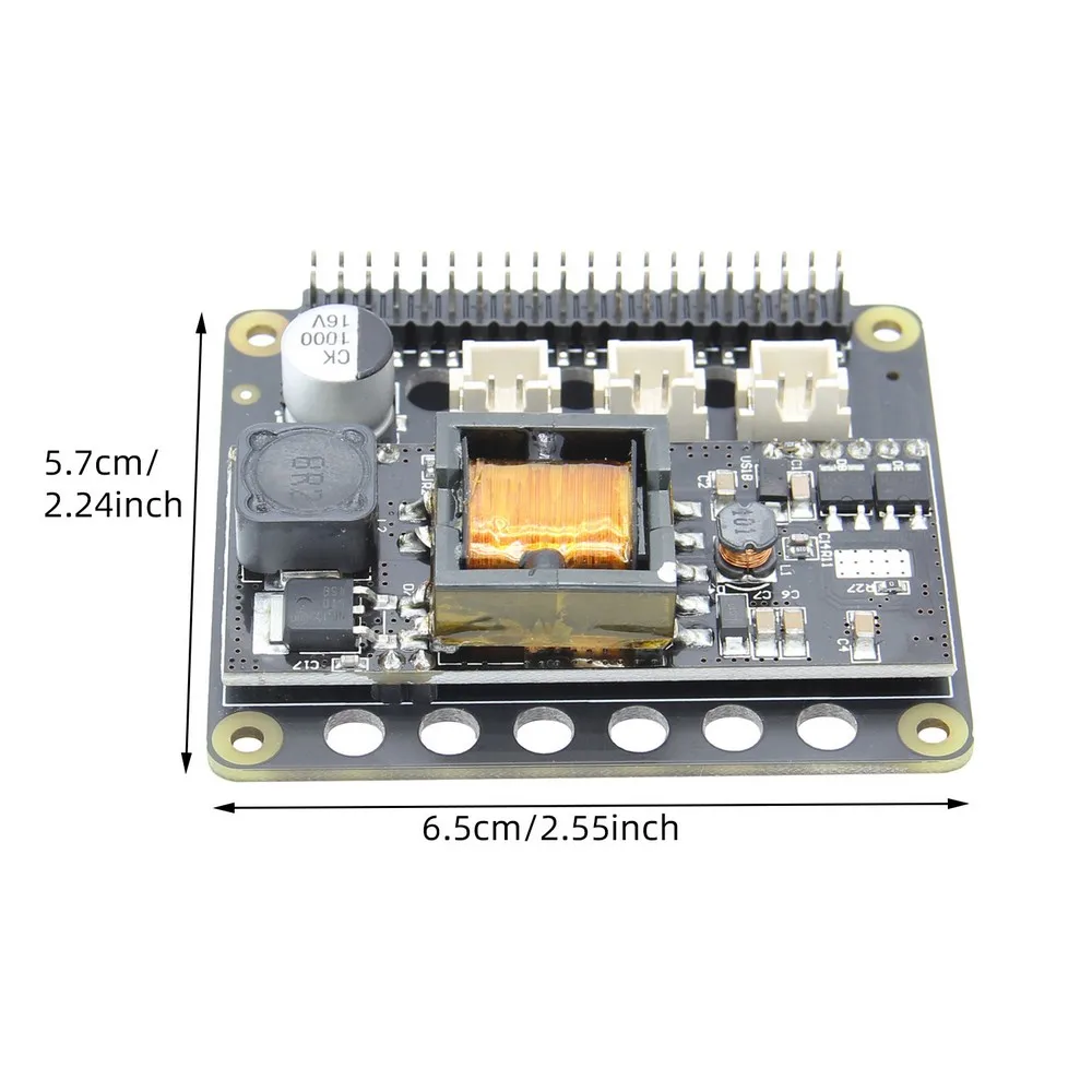 Модуль питания Raspberry Pi Power over Ethernet (PoE) X765 802.3at POE Плата расширения для 4 Модель B / 3B + |