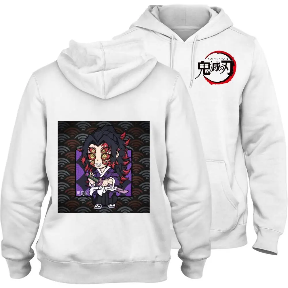 

Demon Slayer Kochou Shinobu Pattern High-Quality 100% Cotton Hooded Sweatshirt With Pocket Fleece Inside Thick Hoody