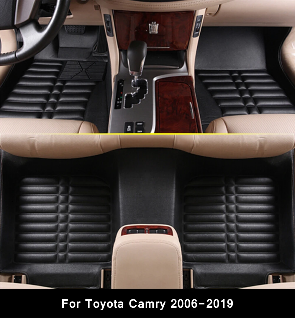 

3D Car Floor mat For Toyota Camry (2006-2019) 2008-09-10-11-2018 Custom-made Auto Internail Car Foot mat Car Styling Protector