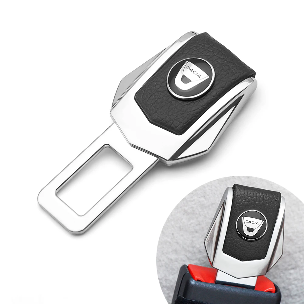 

Auto Interior Car Logo Safety Belt Plug Buckle Seat Belt Clip Accessories For Dacia Duster Logan MCV Sandero Stepway Dokker