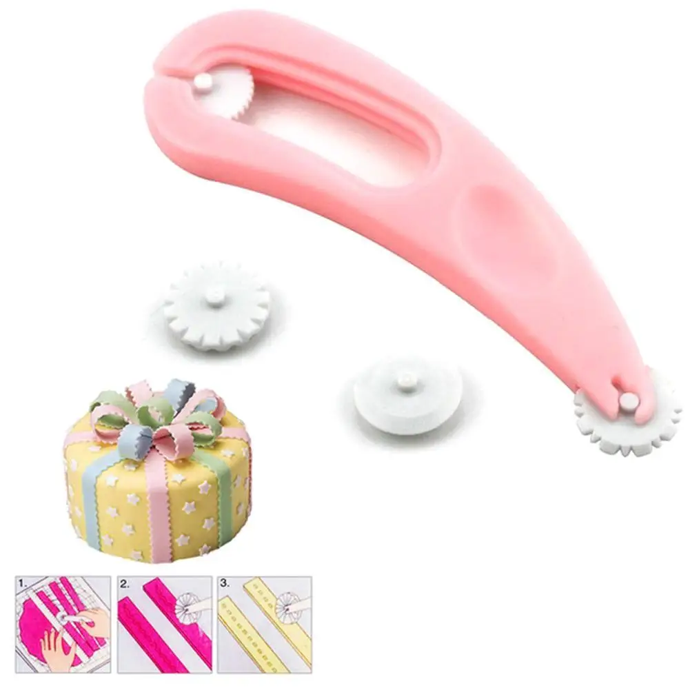 4 Wheels Fondant Embosser Cutter Icing DIY Knife Sugar Craft Paste Embossing Pastry Mold Stitching Cake Decoration Tools | Дом и сад