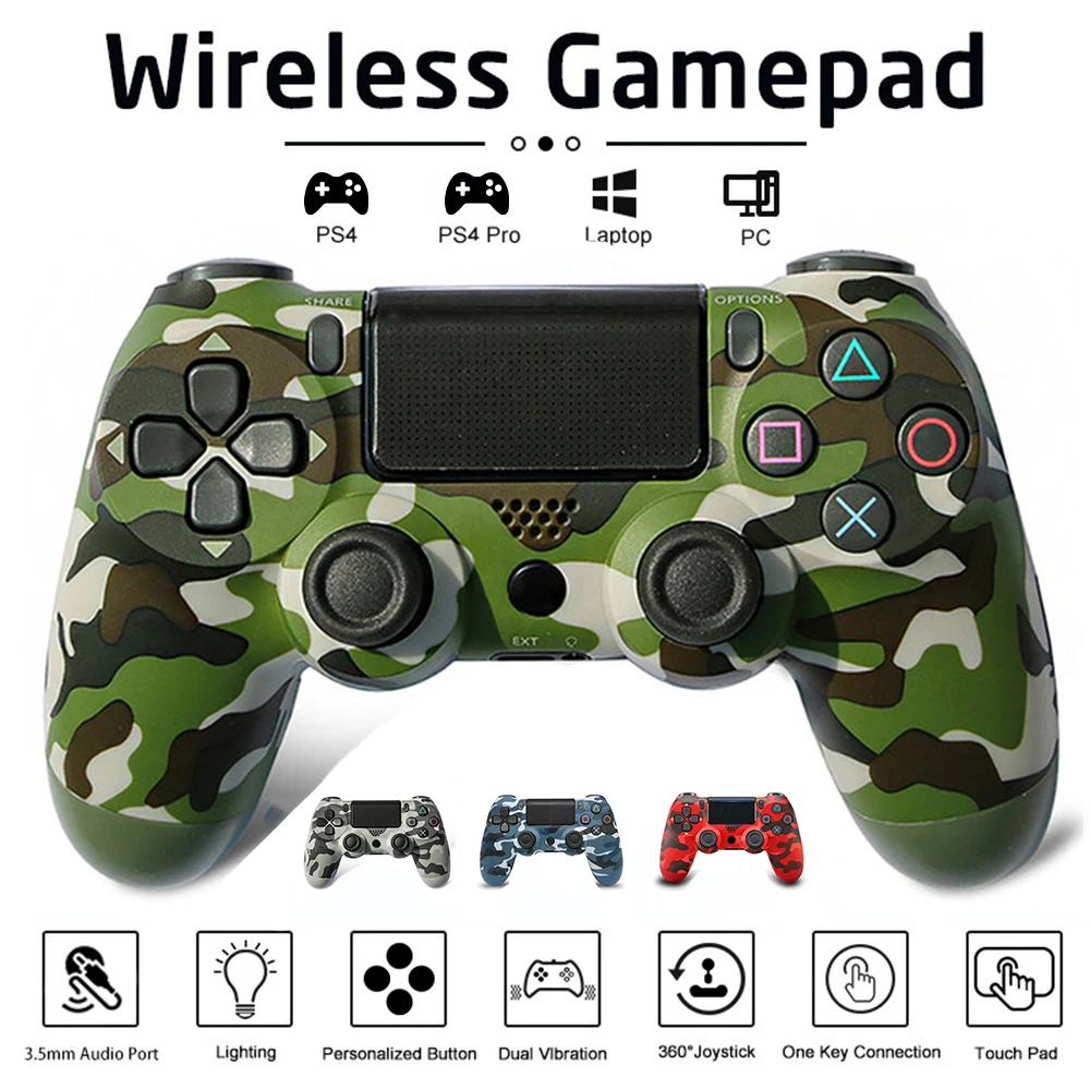 Высококачественный беспроводной джойстик для PS4 Для Sony Bluetooth контроллер PlayStation 4