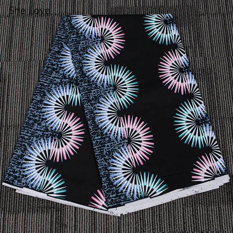 Chzimade 1 ярд Анкара африканская хлопчатобумажная ткань настоящая восковая печать