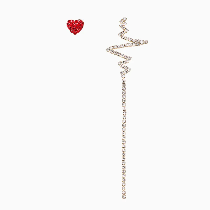 Корейские красные длинные серьги для женщин корейские с кисточками Ab модные