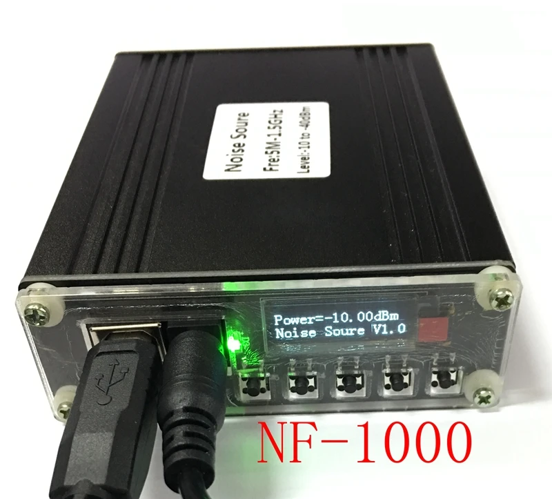 Generador de se&ntilde;al de fuente de ruido Rf, espectoradi&oacute;metro, fuente de seguimiento, blindaje, amplitud ajustable-2