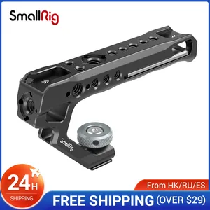 SmallRig Холодный башмак адаптер Ручка для крепления DSLR камеры и клетки с винтами для пальцев + 15 мм стержень зажим универсальная рукоятка 2094C