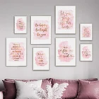 Счастливая коробка 5D алмазов картина розовый мотивационные вдохновляющие Lief цитаты Алмазная Вышивка крестом мозаика набор Декор для дома подарок