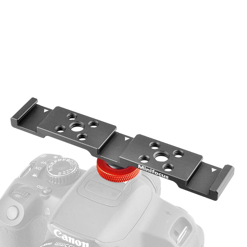 Холодный башмак кронштейн тройной 3 универсальный горячий Удлинитель для DSLR