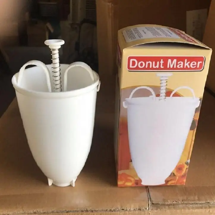 

Creative Donut Maker Popular DIY Weight Plastic Light Donut Making Artifact Fast Easy Donut Mould Waffle Doughnut Machine