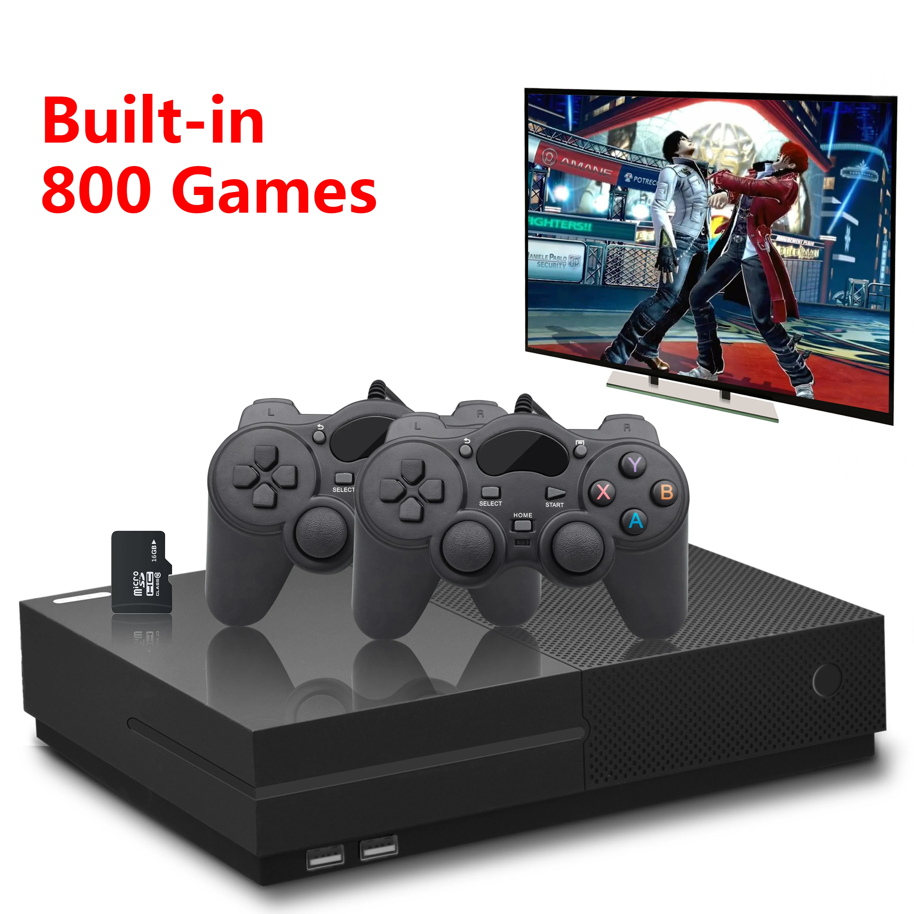 Drop PS1 игровая консоль 64Bit 4K HD HDMI выход Ретро 800 классические Семейные игры ТВ 32G XPRO