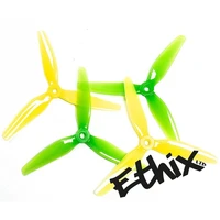 hqprop ethix s4 5x3 1x3 5031 3 blades pc propeller cw ccw green yellow pink props for rc fpv racing freestyle 5 inch drones part