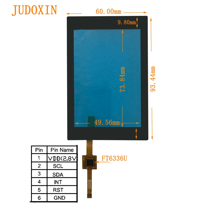 3.5 inch Capacitive touch screen Digtizer pannel IC GT911/FT6336U 55*85mm 480*320 | Компьютеры и офис