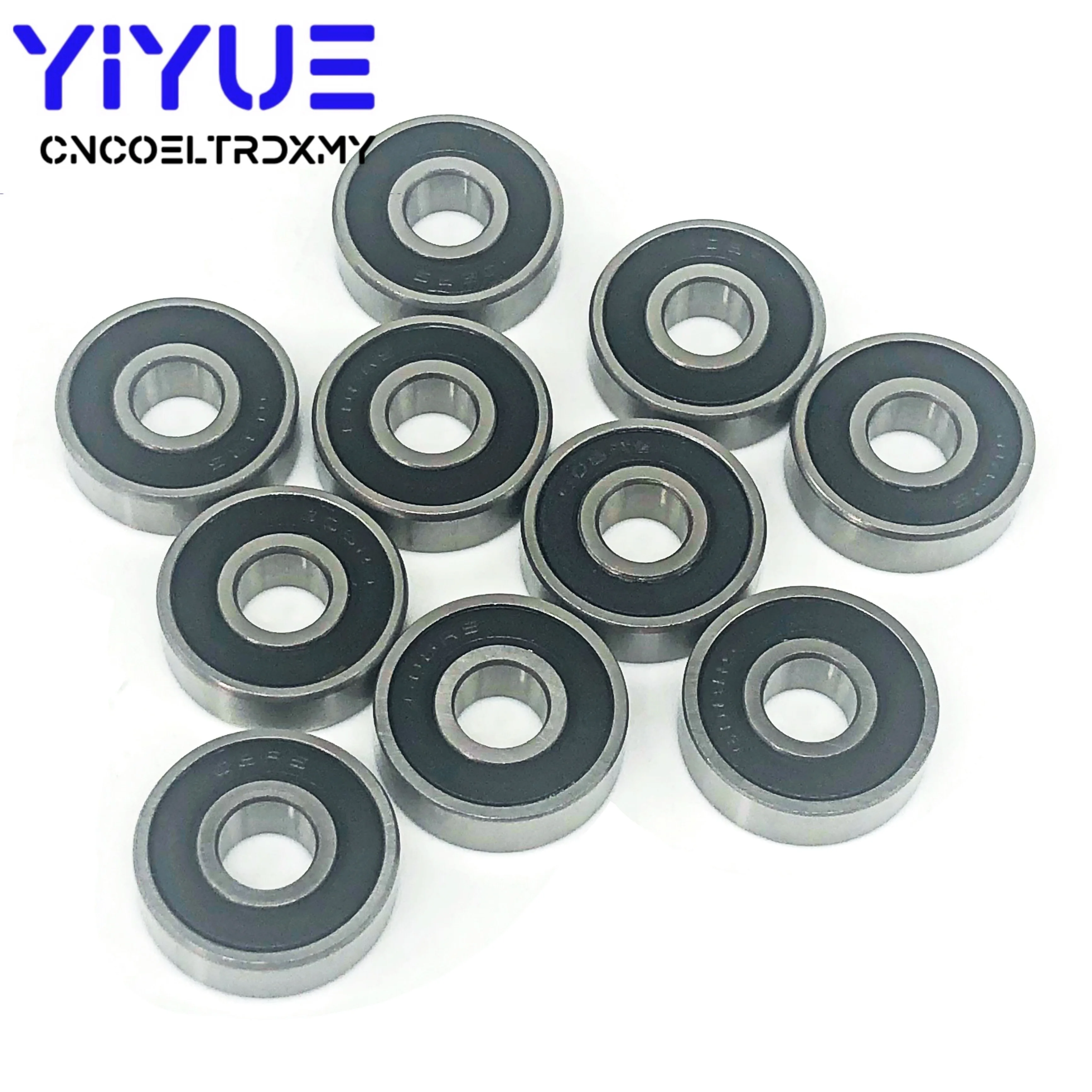 10 шт./лот 608RS подшипник 8*22*7 мм ABEC-5 скейтборд скутер 608 2RS роликовые подшипники