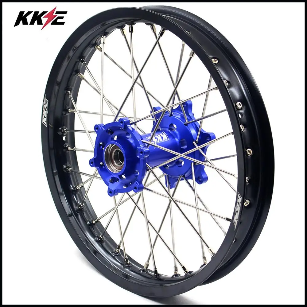 Колесные диски KKE 21 & 18 Enduro для HK TE TC FE FC 125 250 350 450 2014 2021 синяя втулка|motorcycle wheel|wheel for