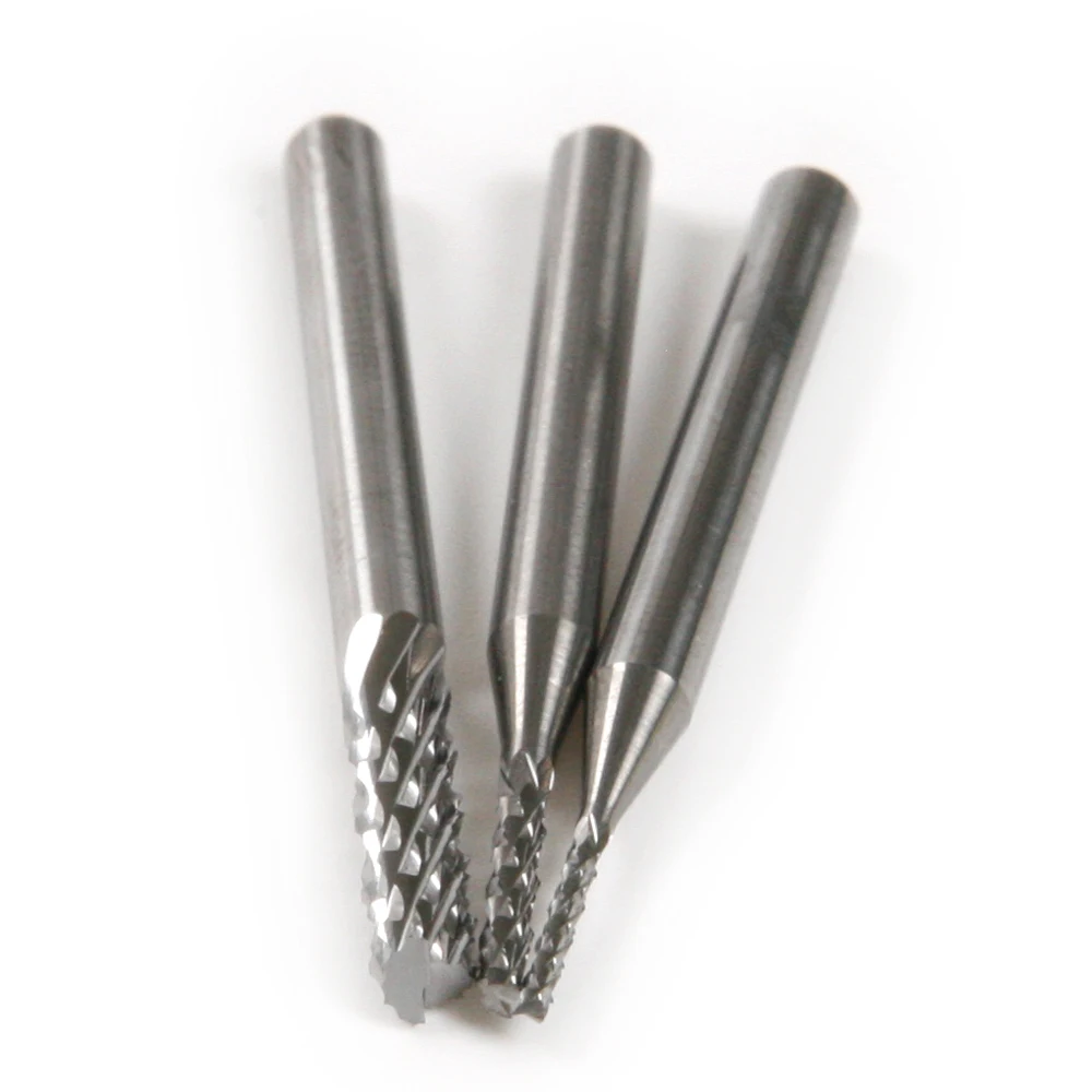 

Fixmee 6pc CNC PCB Router Bit Drill Corn Milling Cutter 1.0mm 1.5mm 3.175mm Shank 1/8''