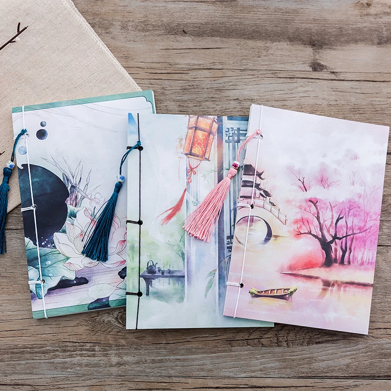 Винтажный блокнот планировщик в китайском стиле 21 х14 см|book collection|book fashionbook book |