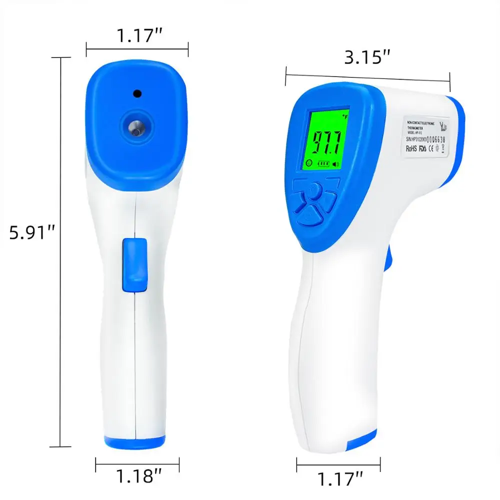 Non-contact Infrared IR Temperature Meter Digital Gun LCD Display Termometro | Дом и сад
