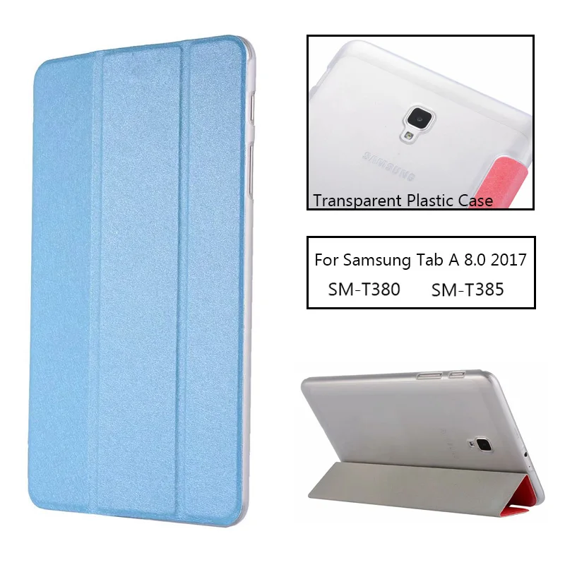 Чехол для планшета чехол Samsung Galaxy Tab A 8 0 2017 SM T380 T385 кожаный с откидной крышкой и